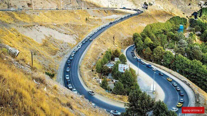 محدودیت ترافیکی جمعه ۴ اردیبهشت در جاده کرج–چالوس