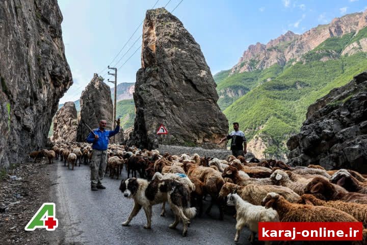 انسداد موقت جاده کندوان و آزادراه تهران - شمال