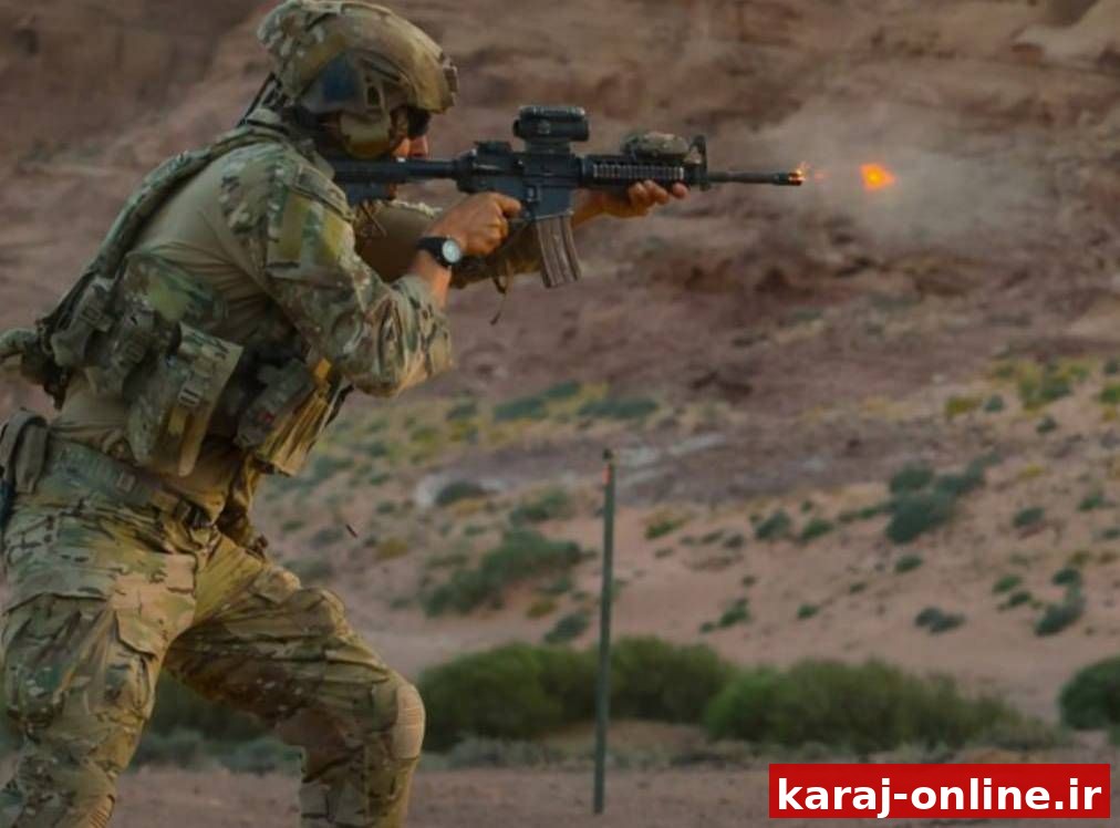 ‼ سنتکام همزمان با بالا گرفتن تنش‌ها در منطقه، تصویری از تمرین‌ رزم نیروهای چترباز ارتش ایالات متحده با سلاح‌های سبک و مهمات جنگی در خاورمیانه، منتشر کرد