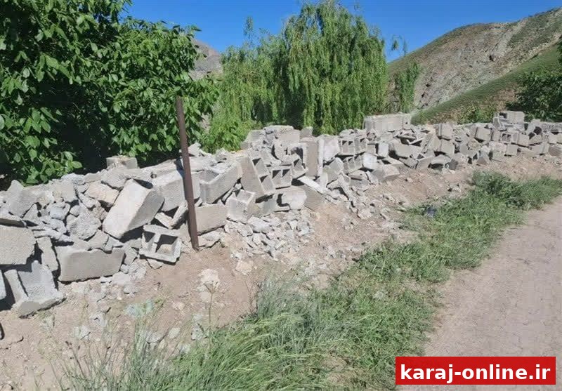 277 مترمربع از اراضی ملی کرج رفع تصرف شد