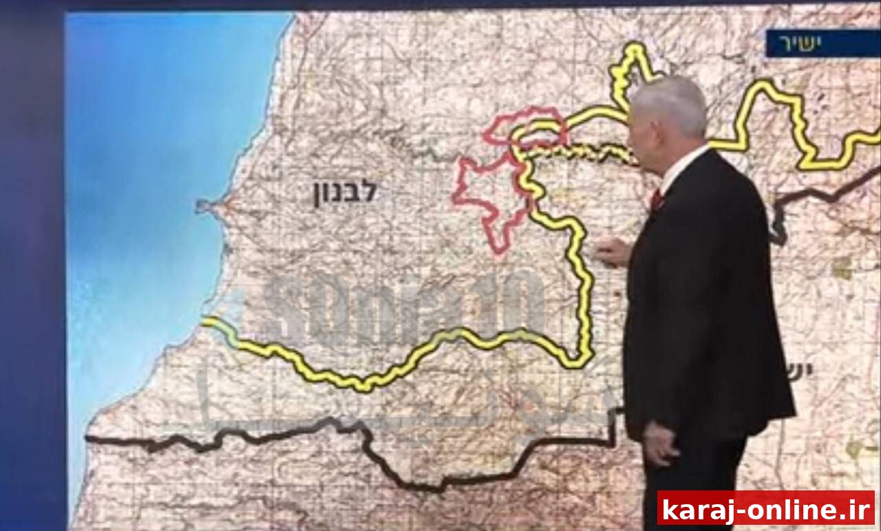 ‼ نتانیاهو در حال نشان دادن مناطقی که اسرائیل در لبنان تصرف کرده/ نخست‌وزیر اسرائیل: به این توافق رسیدیم چون به حزب‌الله ضربه سختی زدیم‌ و حزب‌الله که از ایران انتظار کمک داشت، آن را دریافت نکرد