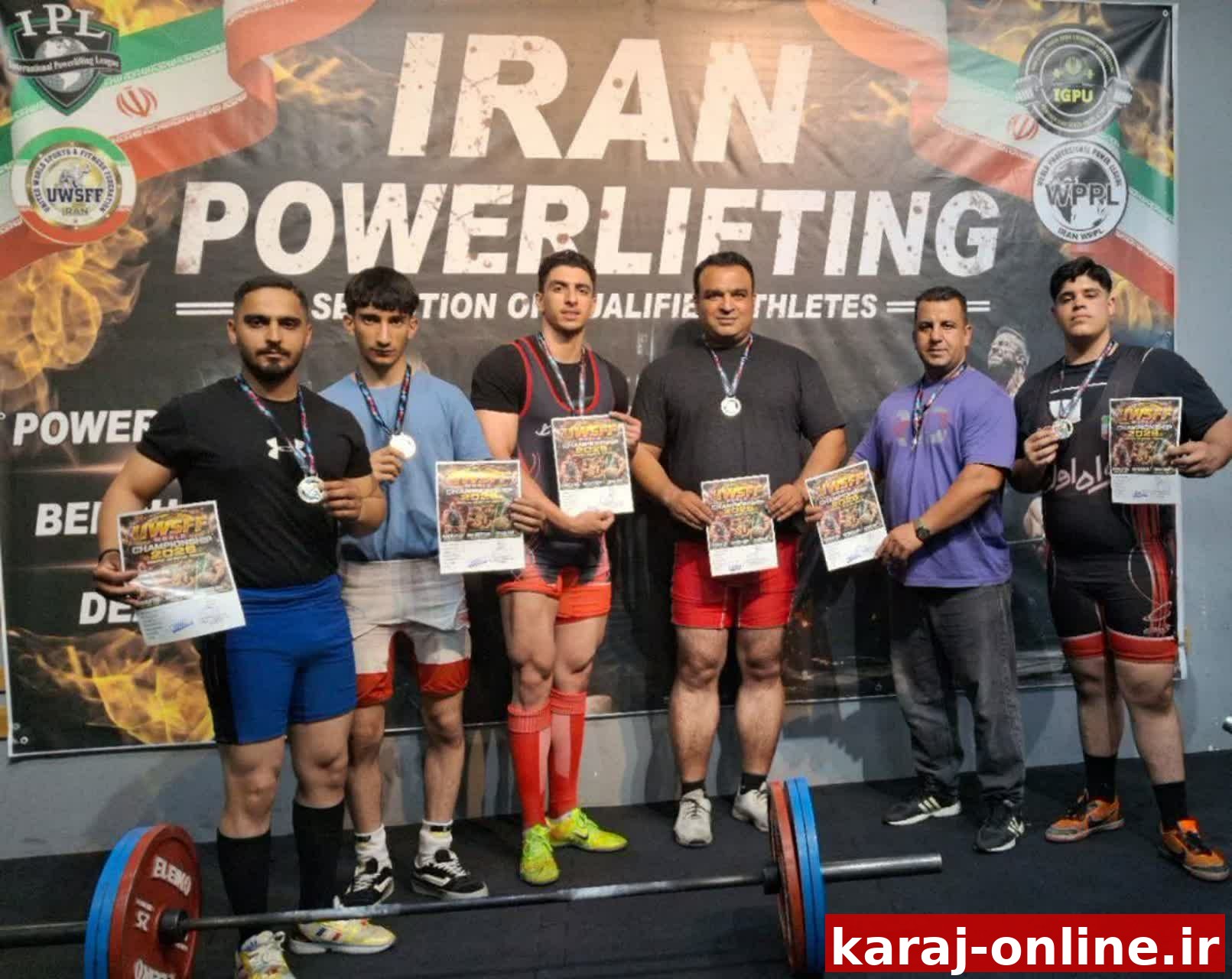 چهارباغ با ۶ طلا در انتخابی تیم ملی پاورلیفتینگ درخشید