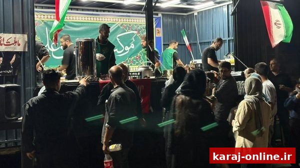 برپایی خیمه خدمت طالقانی‌ها در مسیر زائران امام شهید