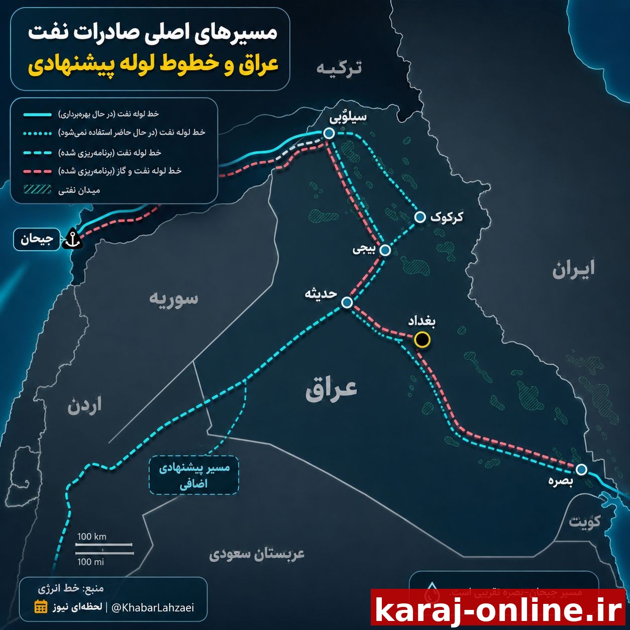 دو طرح امریکایی برای صادرات نفت عراق بدون عبور از تنگه هرمز