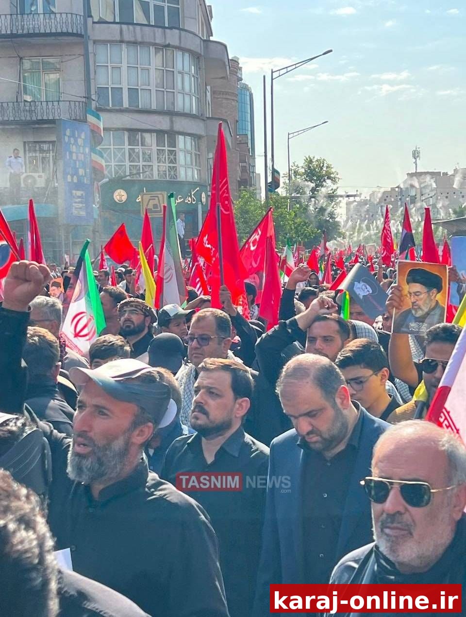 حضور قائم مقام جریان حکمت ملی عراق در تشییع شهید امام خامنه‌ای در تهران