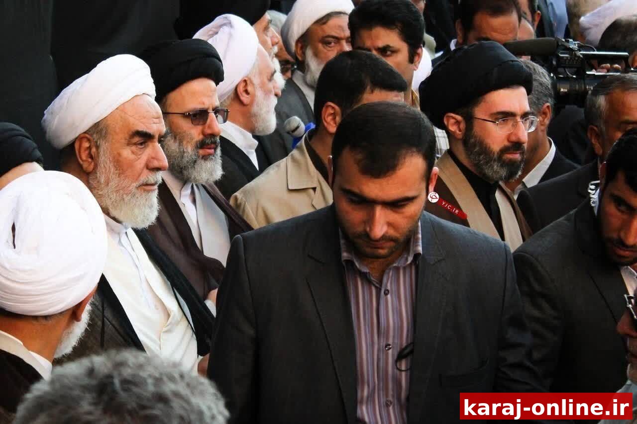 تصویری دیده نشده از رهبر انقلاب اسلامی حضرت آیت‌الله مجتبی حسینی خامنه‌ای در کنار شهید رئیسی