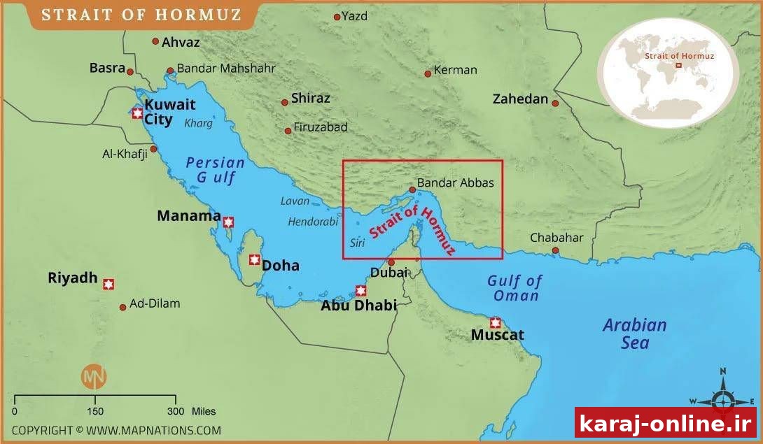 ‼ منظور از گذرگاه میانی تنگه هرمز چیست؟
