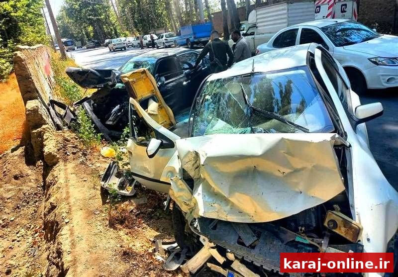 برخورد ۲ دستگاه خودرو در جاده سهیلیه؛ ۳ نفر مصدوم شدند