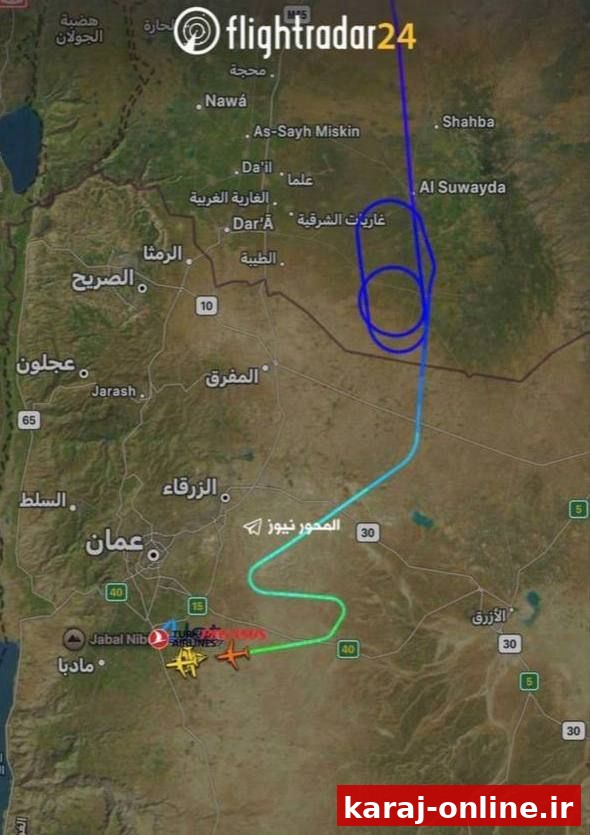 به دلیل حملات موشکی ایران، پروازها در فرودگاه امان، اردن، به حالت تعلیق درآمده است./لحظه‌ای نیوز