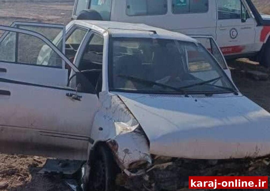 تصادف مرگبار در کرج یک کشته و سه مصدوم بر جای گذاشت