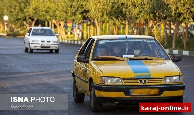 اجرای طرح پرداخت الکترونیکی کرایه تاکسی در کرج
