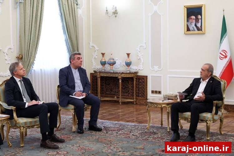 پزشکیان: برخی اقدامات آلمان باعث کاهش روابط ۲ کشور شده است