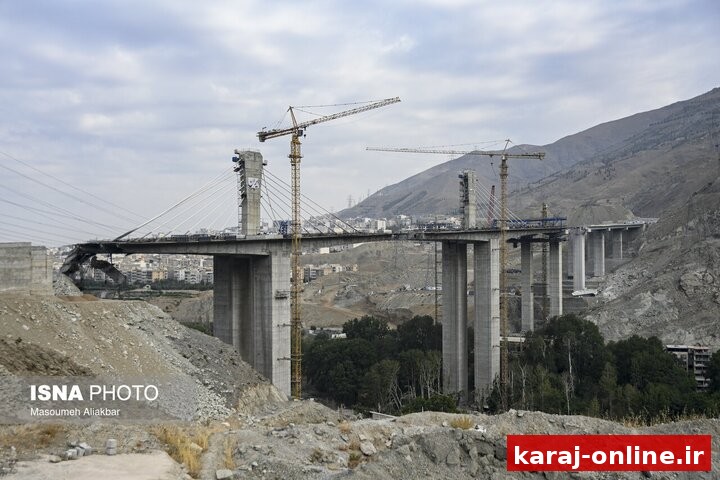 پل B۱ کرج با تغییراتی در سازه، ترمیم می‌شود