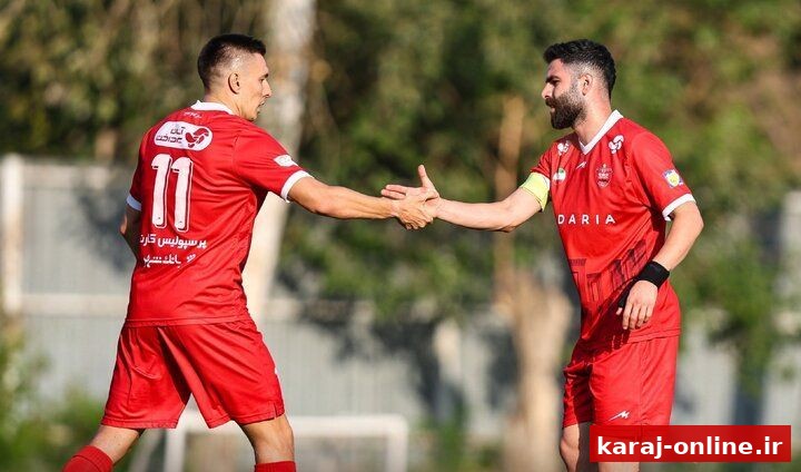 جشنواره گل پرسپولیس برابر منتخب کرج