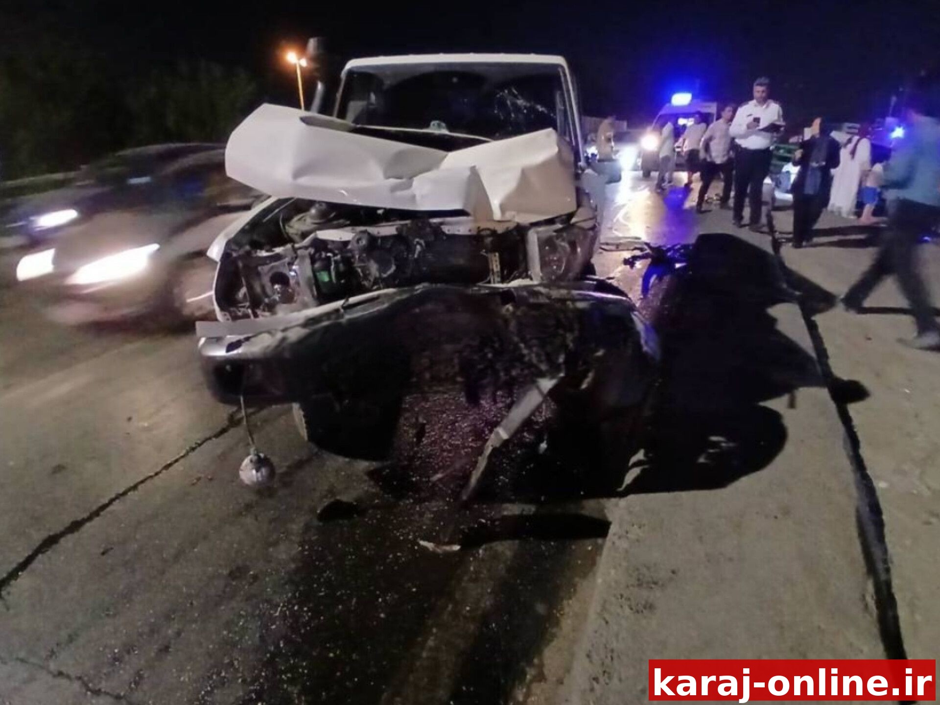 تصادف وحشتناک لندکروز با پراید در مهرشهر