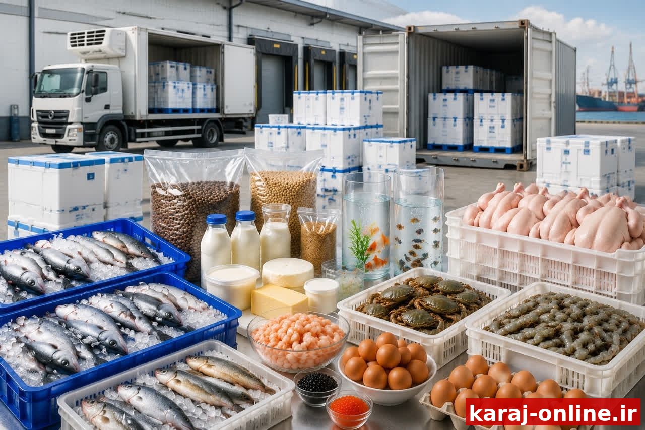 صادرات ۴۰۸ محموله فرآورده‌های خام دامی از البرز در پنج ماه نخست سال جاری