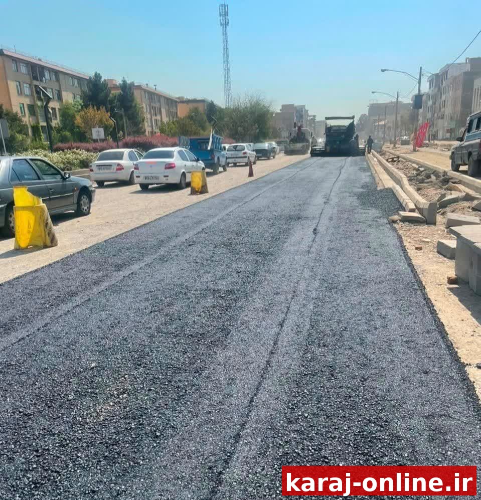 ساماندهی پیاده‌راه و اصلاح معبر در بلوار شهید اسمی غربی