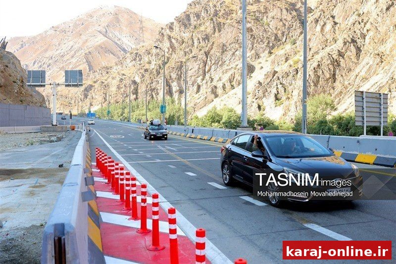آزادراه شمالی کرج با دستور رئیس جمهور به بهره‌برداری رسید