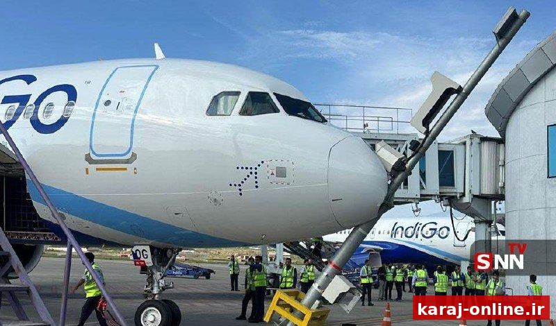 حادثه برای هواپیمای مسافربری در فرودگاه سرینگر