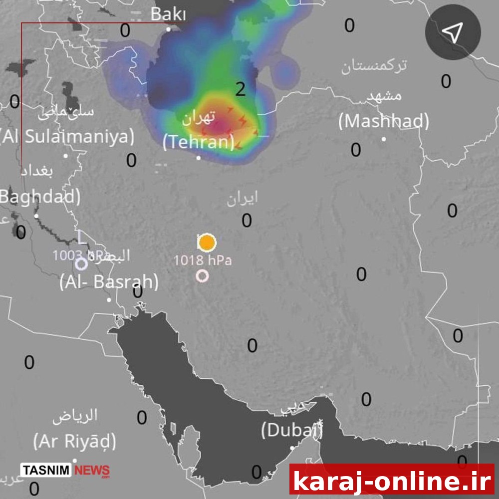 پیش بینی رگبار باران در برخی نواحی