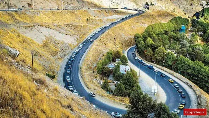 محدودیت ترافیکی جمعه ۴ اردیبهشت در جاده کرج–چالوس