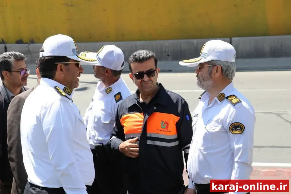 ایمن‌سازی رمپ‌های آزادراه تهران-کرج-قزوین