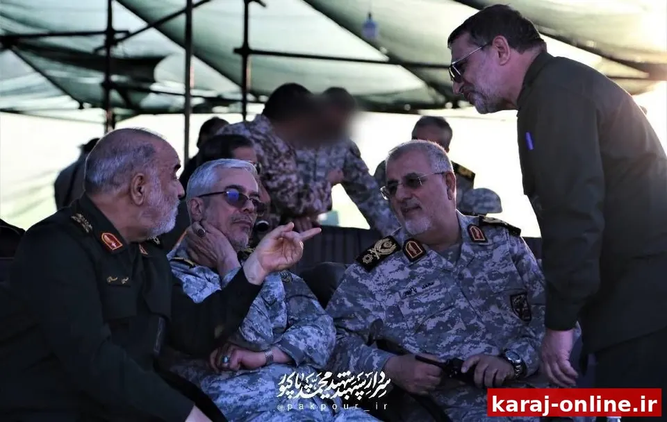 تصویر ماندگار از رزمایش پیامبر اعظم (ص) نیروی زمینی سپاه پاسداران