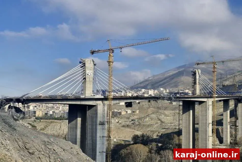 آغاز آواربرداری پل B۱ در کرج