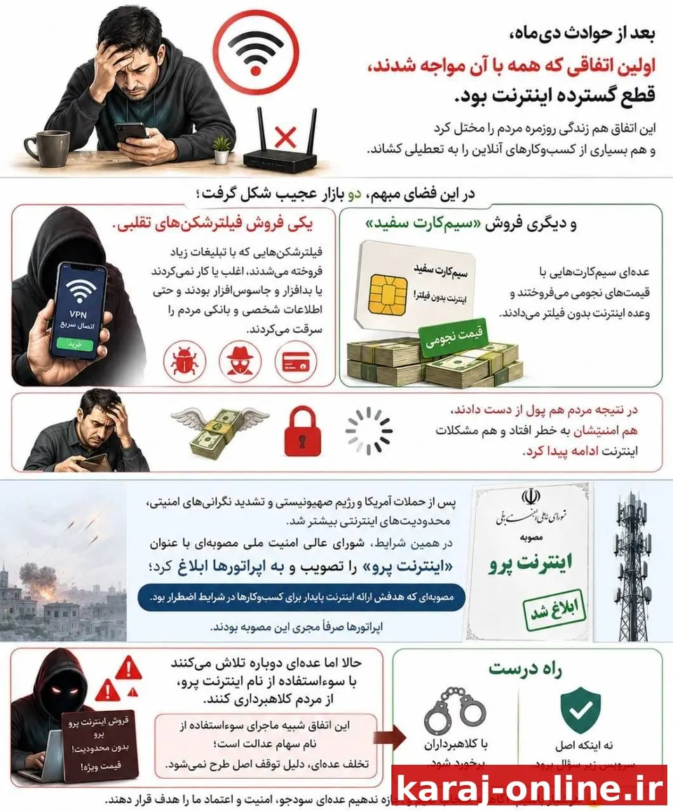 اینترنت پایدار به‌ جای فیلترشکن‌های ناامن