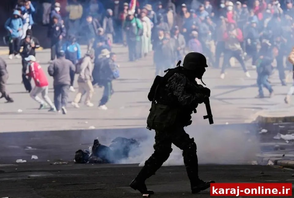 رئیس جمهور بولیوی: کشور در نقطه فروپاشی قرار دارد
