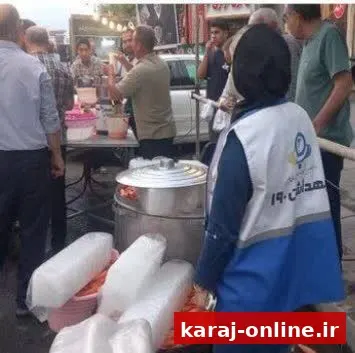 خدمت متفاوت دانشگاه علوم پزشکی البرز در غدیر | اطمینان بخشی به مردم از سلامت نذورات