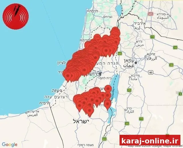 بر اساس اعلام منابع خبری اشغالگران موشک‌هایی را که از ایران به سمت مرکز و جنوب فلسطین اشغالی شلیک شده بود، شناسایی کردند./تسنیم