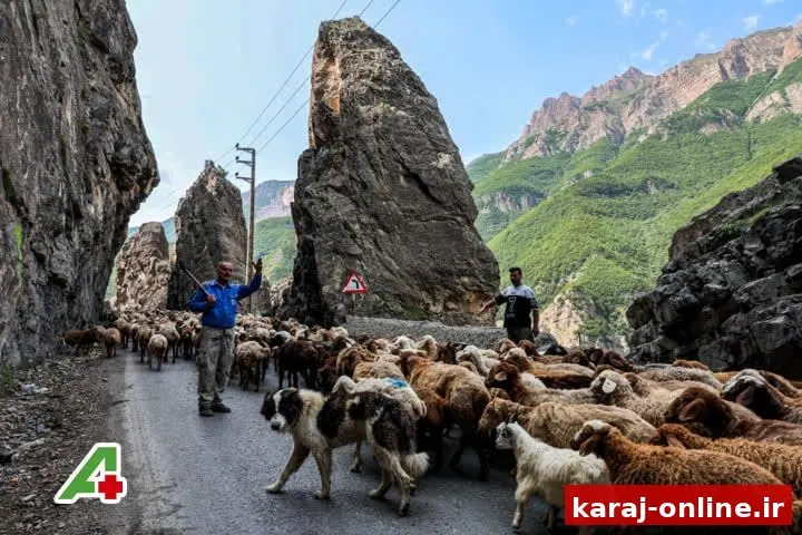 انسداد موقت جاده کندوان و آزادراه تهران - شمال