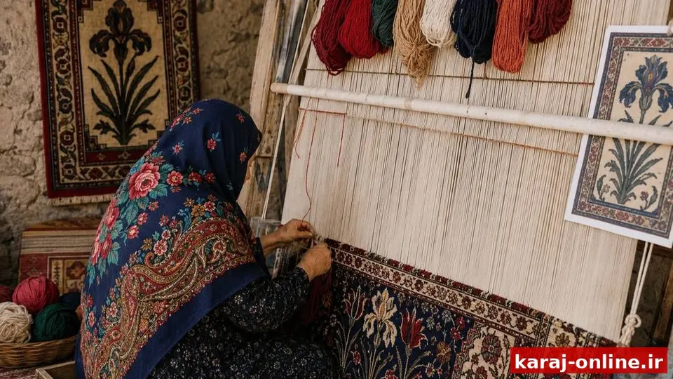 گره‌های آخر بر تار هویت البرز؛ فرش طالقان در آستانه فراموشی