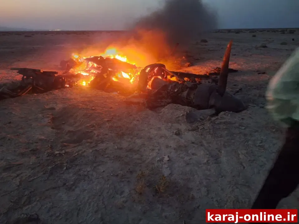 اولین تصویر از پهپاد سرنگون شده از نوع MQ9 متعلق به ارتش جنایتکار آمریکا توسط پدافندی جمهوری اسلامی ایران