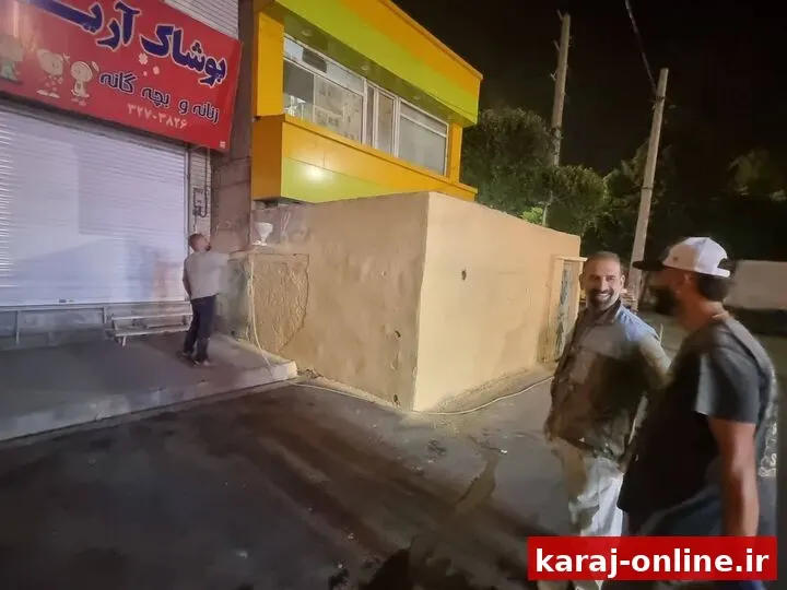 اقدامات گسترده فضای سبز و زیباسازی در منطقه ۹ کرج