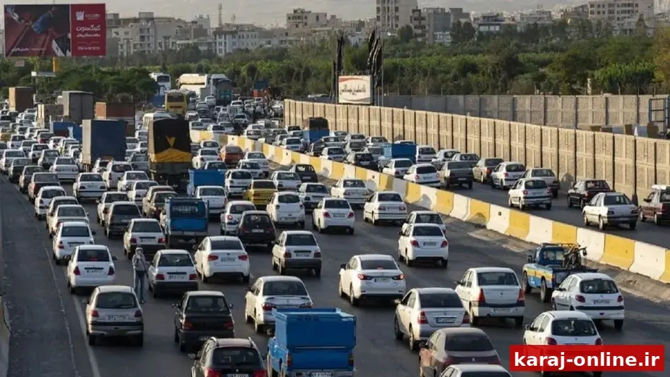 آزادراه‌های البرز زیر بار ترافیک؛ رانندگان با احتیاط برانند
