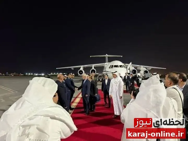 وزیر کشور، دقایقی قبل با استقبال رسمی عبدالعزیز بن فیصل وزیر دولت قطر وارد دوحه شد