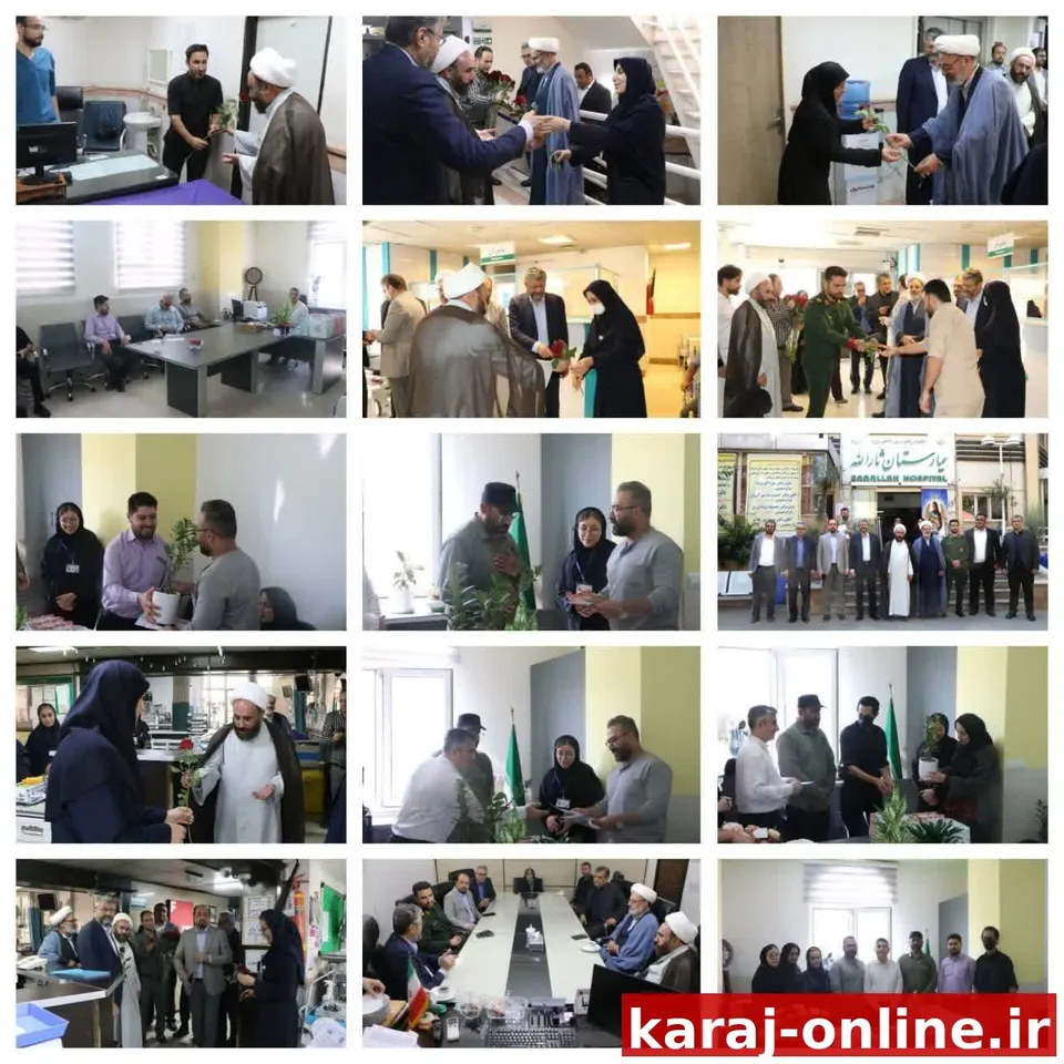 تجلیل از پرستاران بیمارستان ثارالله مهرشهر