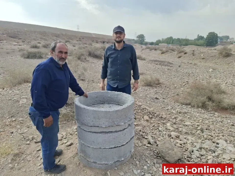 فناوری نوین در ساوجبلاغ؛ بتن پارچه‌ای به کمک قنات عرب‌آباد آمد
