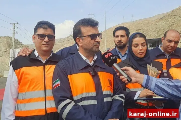 آماده‌باش ۲۰۰ راهدار و ۱۵۰ دستگاه ماشین‌آلات در جاده‌های البرز