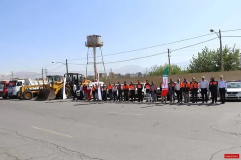 مانور روز ملی ایمنی حمل‌ونقل در جاده‌های البرز