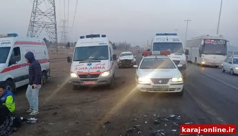 البرز، رتبه اول کاهش تصادفات جاده‌ای کشور را به دست آورد