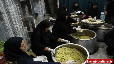 طبخ روزانه بیش از ۷۵۰ پرس غذا در اشتهارد