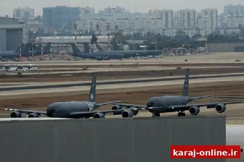 هواپیماهای آمریکایی فرودگاه بن گوریون را به پایگاه نظامی تبدیل کرده‌اند