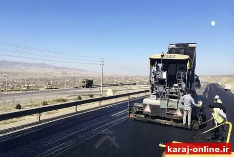 ۶۸ کیلومتر جاده روستایی البرز آسفالت شد