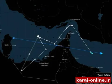 ‼‼ قطر مخفیانه از طریق تنگه هرمز، گاز طبیعی مایع (LNG) ارسال می‌کند