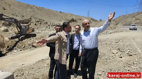 آغاز احداث مسیر جایگزین در مجاورت پل B1 البرز؛ ترافیک روان در اولویت بازسازی
