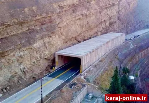 آغاز عملیات احداث فاز دوم گالری خوزنکلا در محور کرج–کندوان