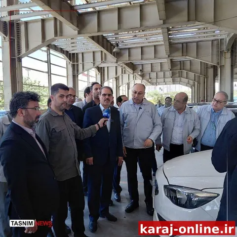بازدید ۳ ساعته رئیس سازمان بازرسی از سایپا